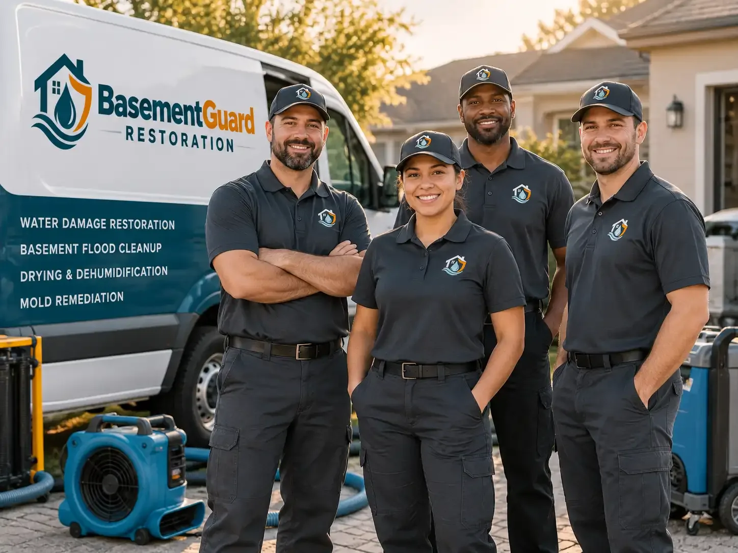 Basement Water Damage Restoration company in Rhodes, MI